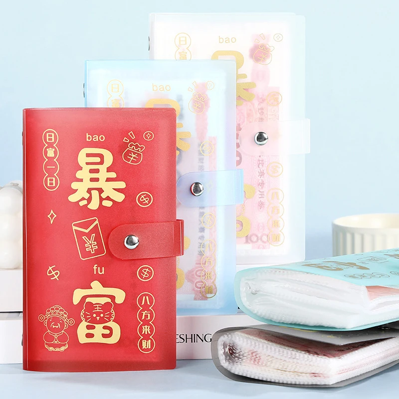 New Saving 100 Envelopes Money Challenge Notebook Savings Binder Reusable Notebook Portable Budget Savings Challenges Books