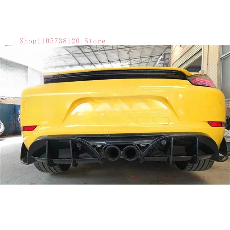 Factory Hot Selling Bt SellingPD Style K Carbon Fiber Rear Diffuser Lip Boxster Cayman Body Kit -High Quality