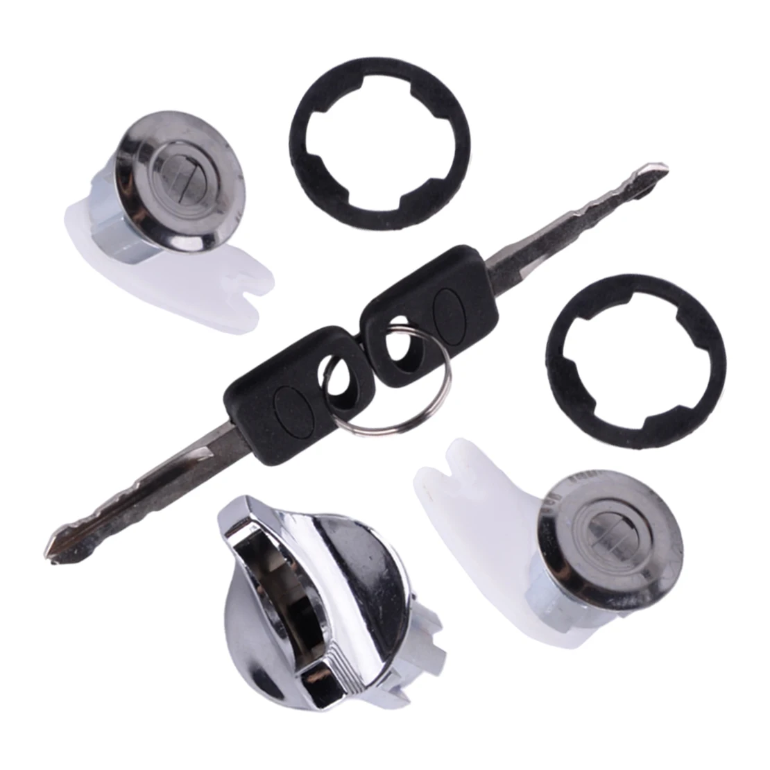 

C-42-157 D-42-221 Ignition Switch Door Lock Cylinder Set F2UZ1522050A Fit for Ford F150 F250 F350 Pickup Mercury Grand Marquis