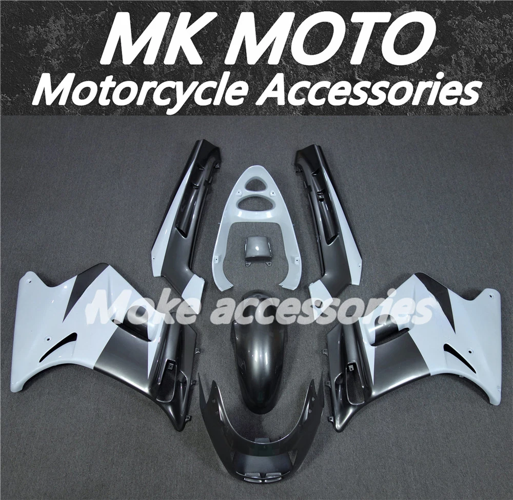 

Moke moto Motorcycle Fairings Kit Fit For Zzr250 1996-2007 Bodywork Set High Quality ABS Silver Pearl white New