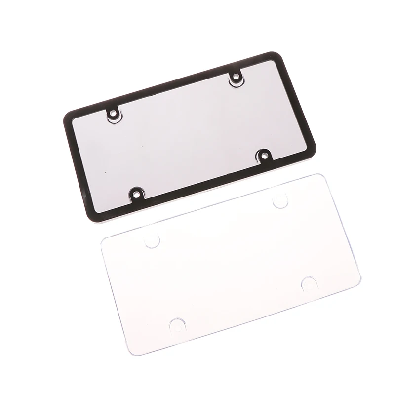 American License Plate Frame Number Plate Tags Shield Holder Tags Cover Auto License Plate Holder Bracket For Enhanced Style