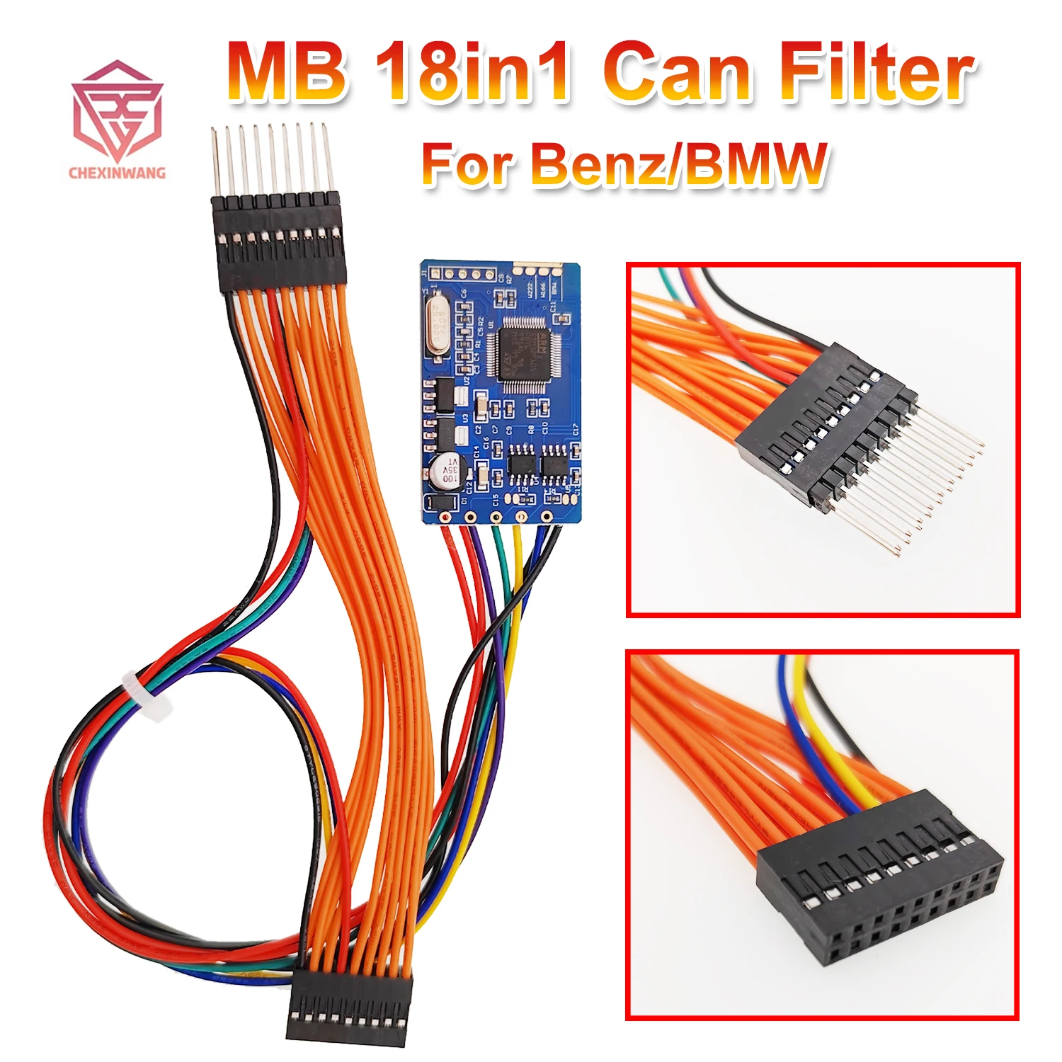 Universal Emulator 18 In 1 CAN Filter for MB CAN Filter 18in1 for Benz for BMW Car Instrument Cluster Calibration For Multiple C