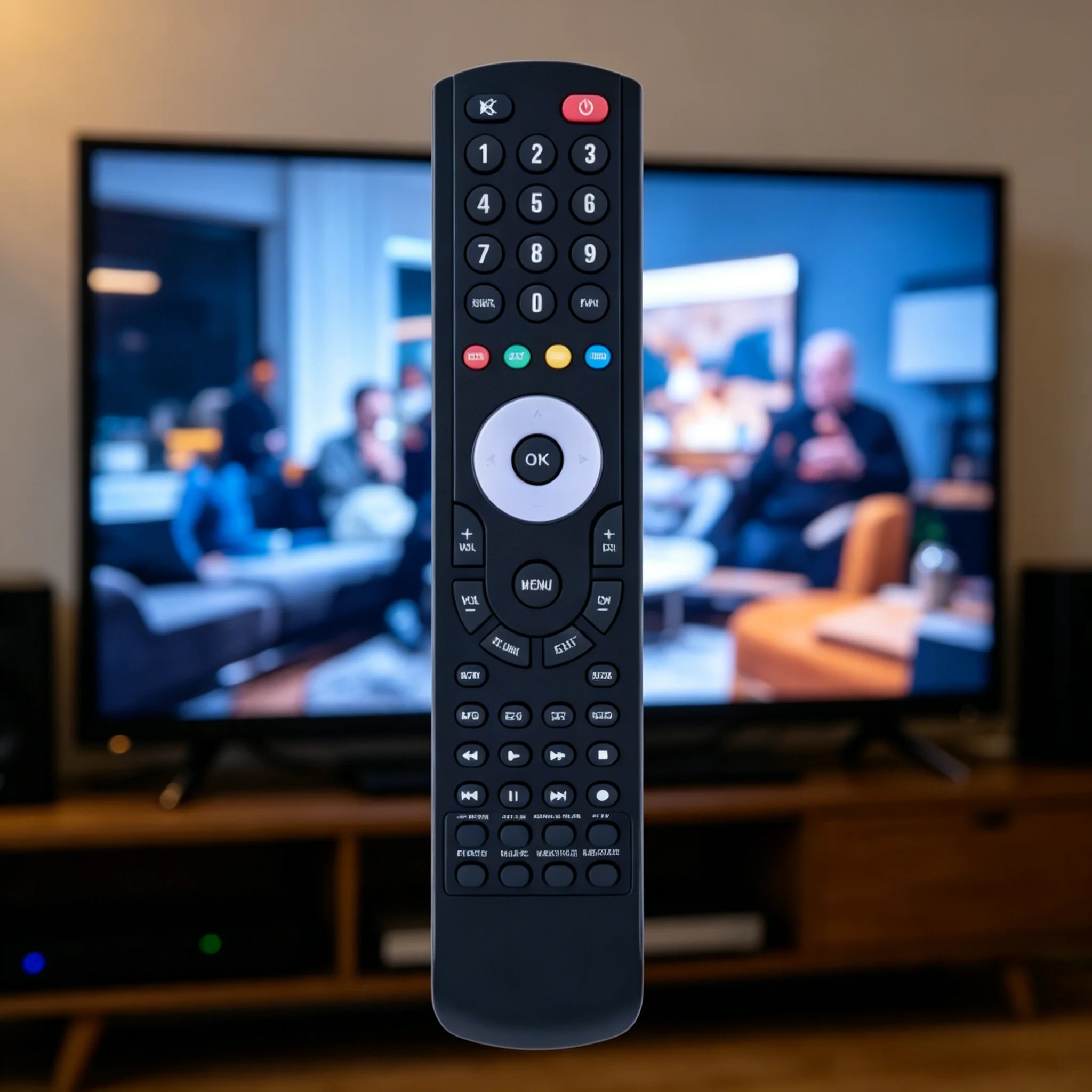 

Haoxi Remote Control for Tiger Star Z400 Pro+ Z280 Z460 IPTV Box with YouTube Button