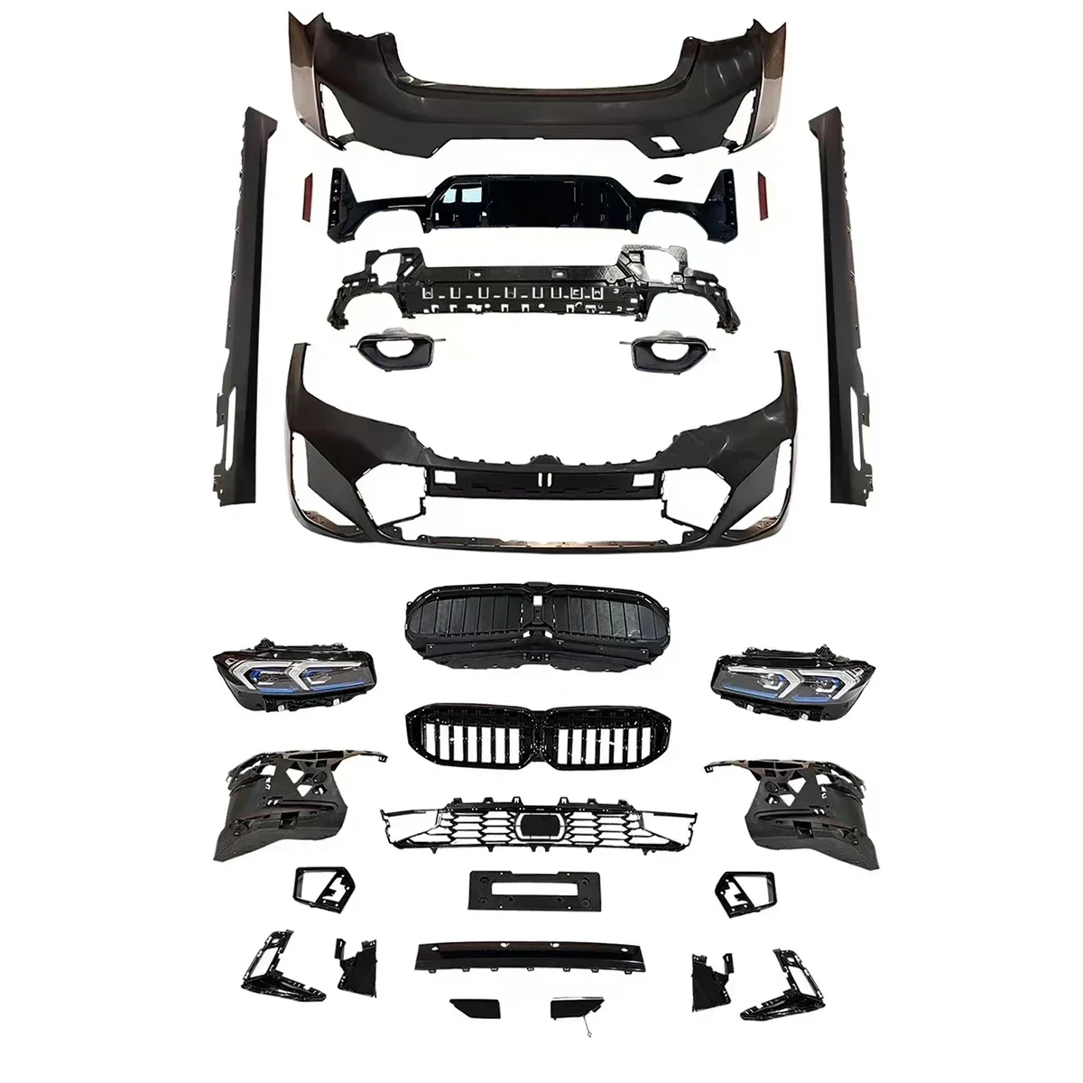 

PP plastic bumpers bodykit for bmws 3 SERIES G20 2019-2022 to modified to G20 2023 auto body system.