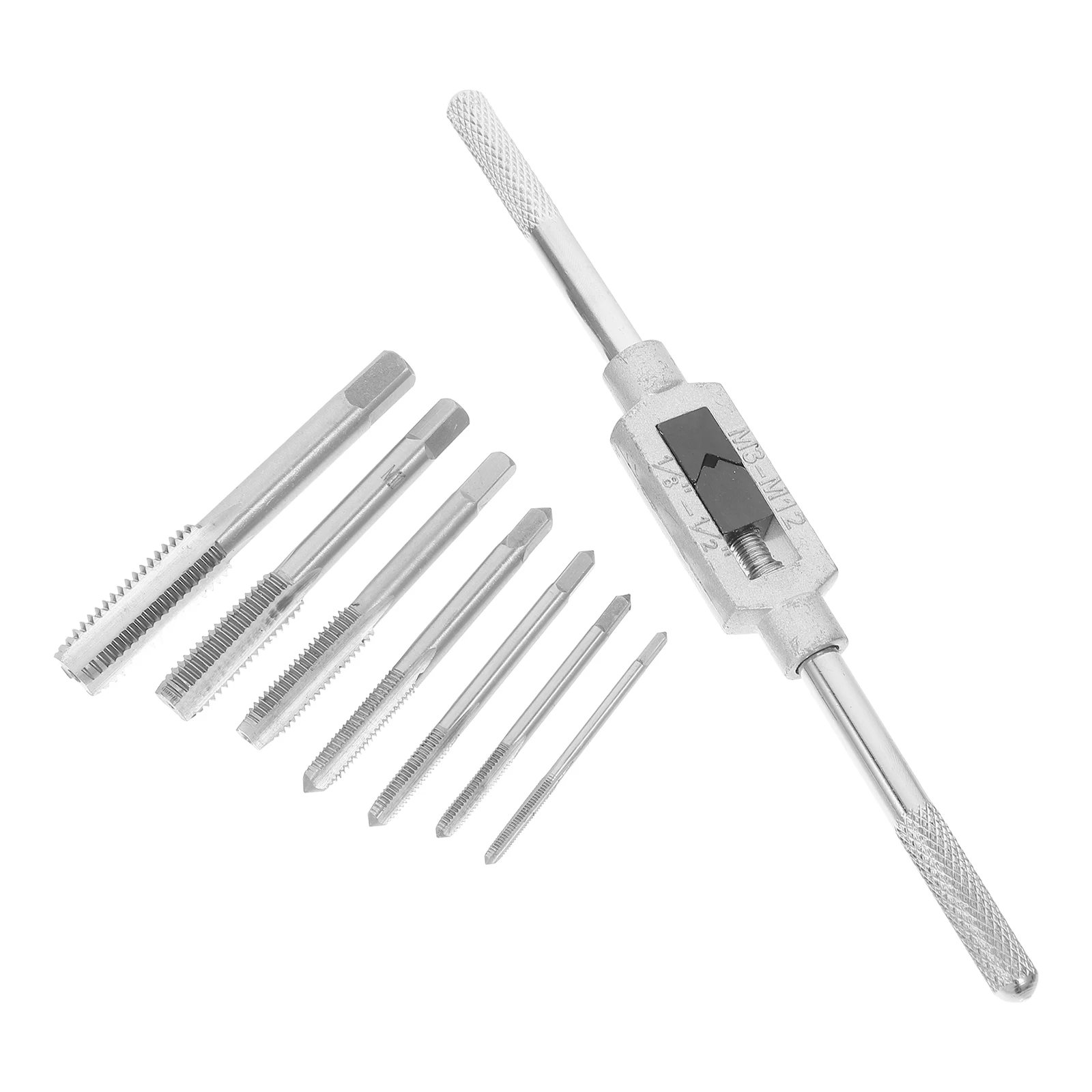 

Tap Wrench Set Iron Material Surface Plating Threading Tool Durable Smooth Maintenance Repair Easy Operation Bearings Steel High