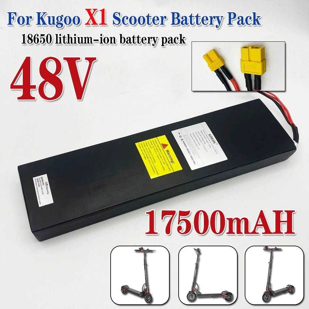 

48V battery 17.5Ah battery for Kugoo X1/X1Plus scooter lithium battery pack with BMS