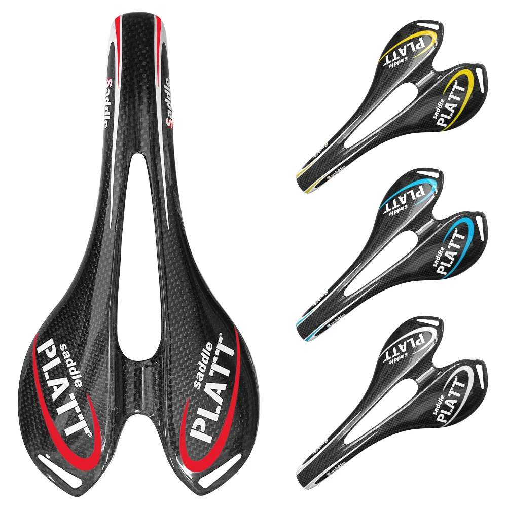 Bicycle Saddles for Men, Bike Saddle, Matt Glossy Selle Vtt, Steering Wheel Parts, Rushed, Road, 2017, 143mm, Ud / 3k