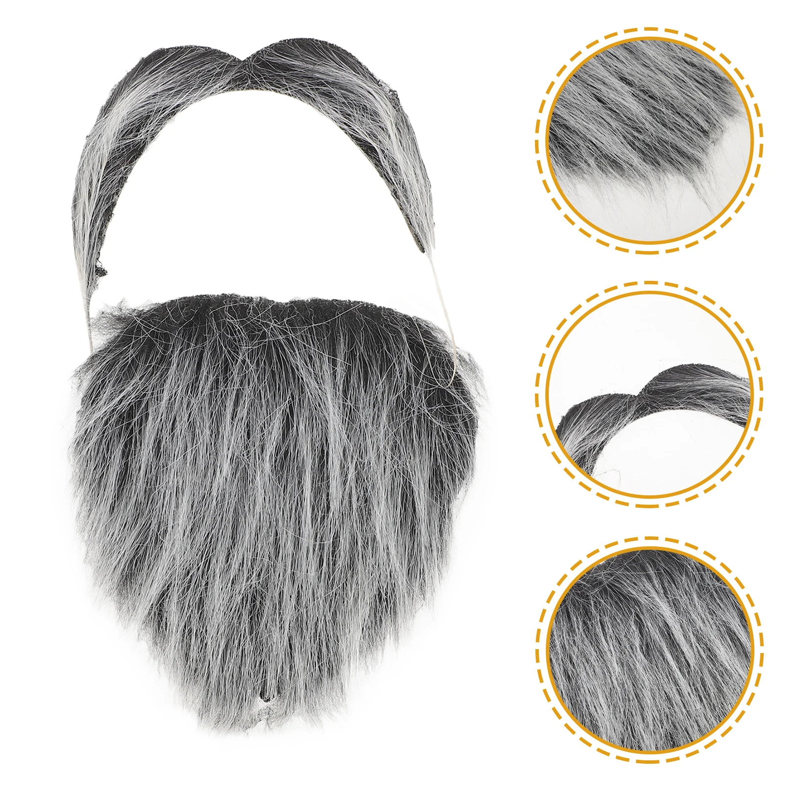 

1 set 1 Set Fake Beard Simulated Costume Mustache For Halloween Party Decorative Props Cosplay Beard Men Facial Hair Accessory