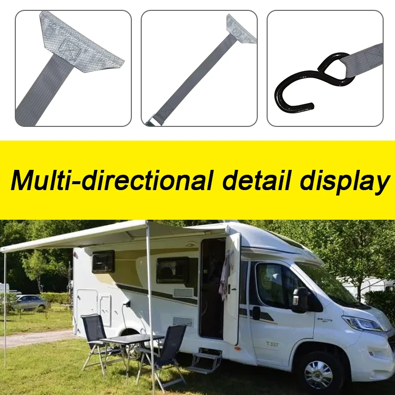 

Green Tensioner Straps For Fiamma & Thule Awnings – Secure Tie-Downs For Caravans, Motorhomes & RVs Versatile Storm Anchoring