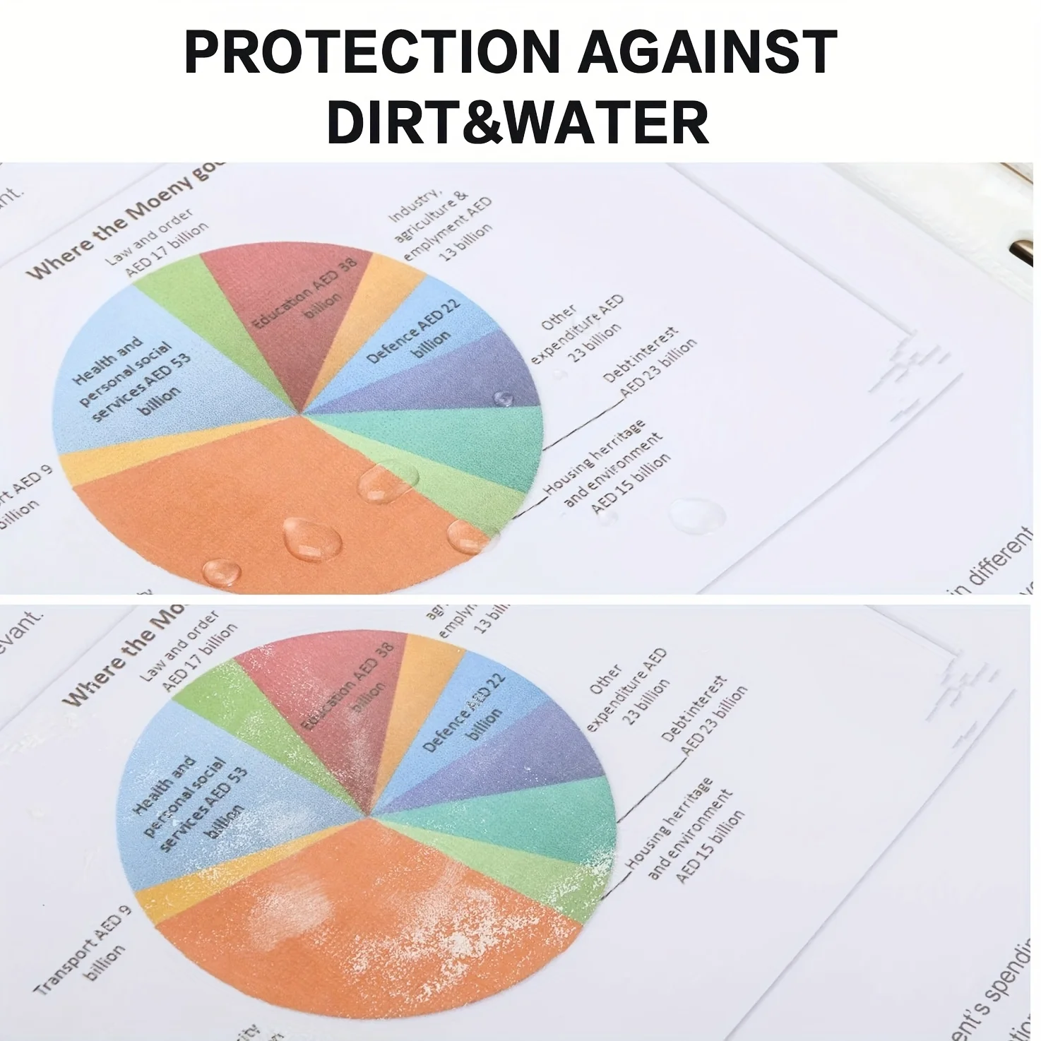 홀 링 바인더용 파일 포켓, A4 파일 폴더, 재킷, 홀 링 바인더용 가방, 폴더(3C/8C 두께), 100개
