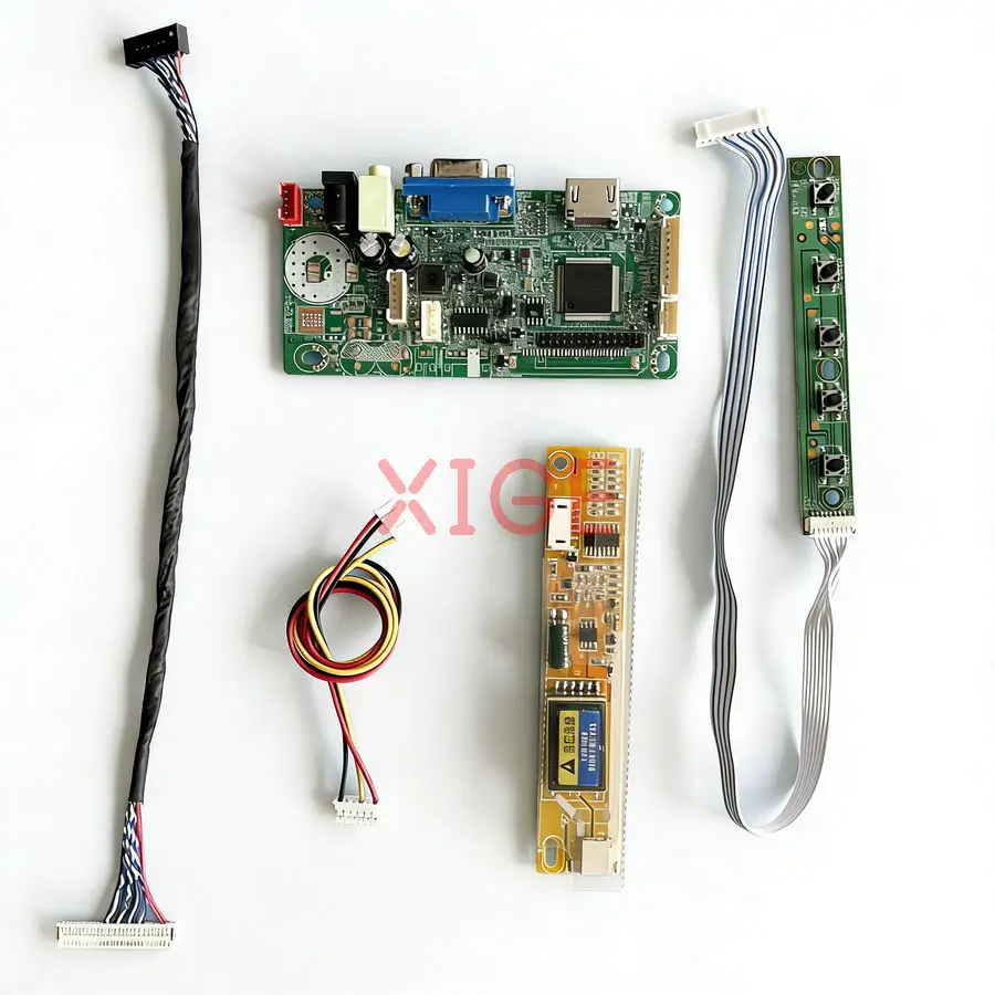 Monitor Controller Drive Board Fit HSD150PK17 N150P5 ITSX95 HSD150PK14 1400*1050 1-CCFL LVDS 30-Pins 1400x1050 HDMI+VGA DIY Kit