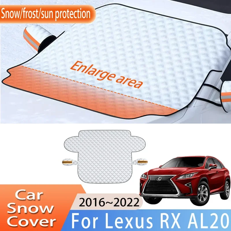 

Car Accessories For Lexus RX AL20 2016~2022 2017 2018 Front Windscreen Snow Cover Ice Frost Sun Protector Waterproof Auto Parts