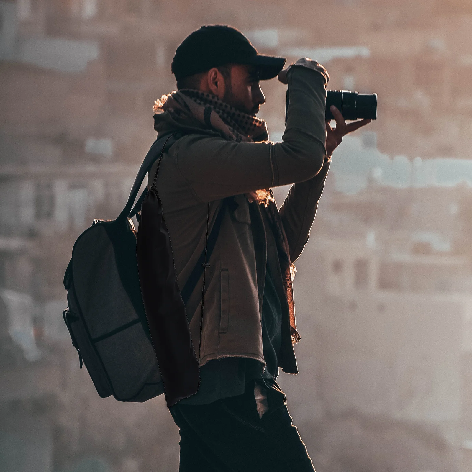 

5Pcs Tripod Carrying Case Lightweight Portable Nylon Storage Bag Camera Tripod Organizer Drawstring Bag Photography Equipment