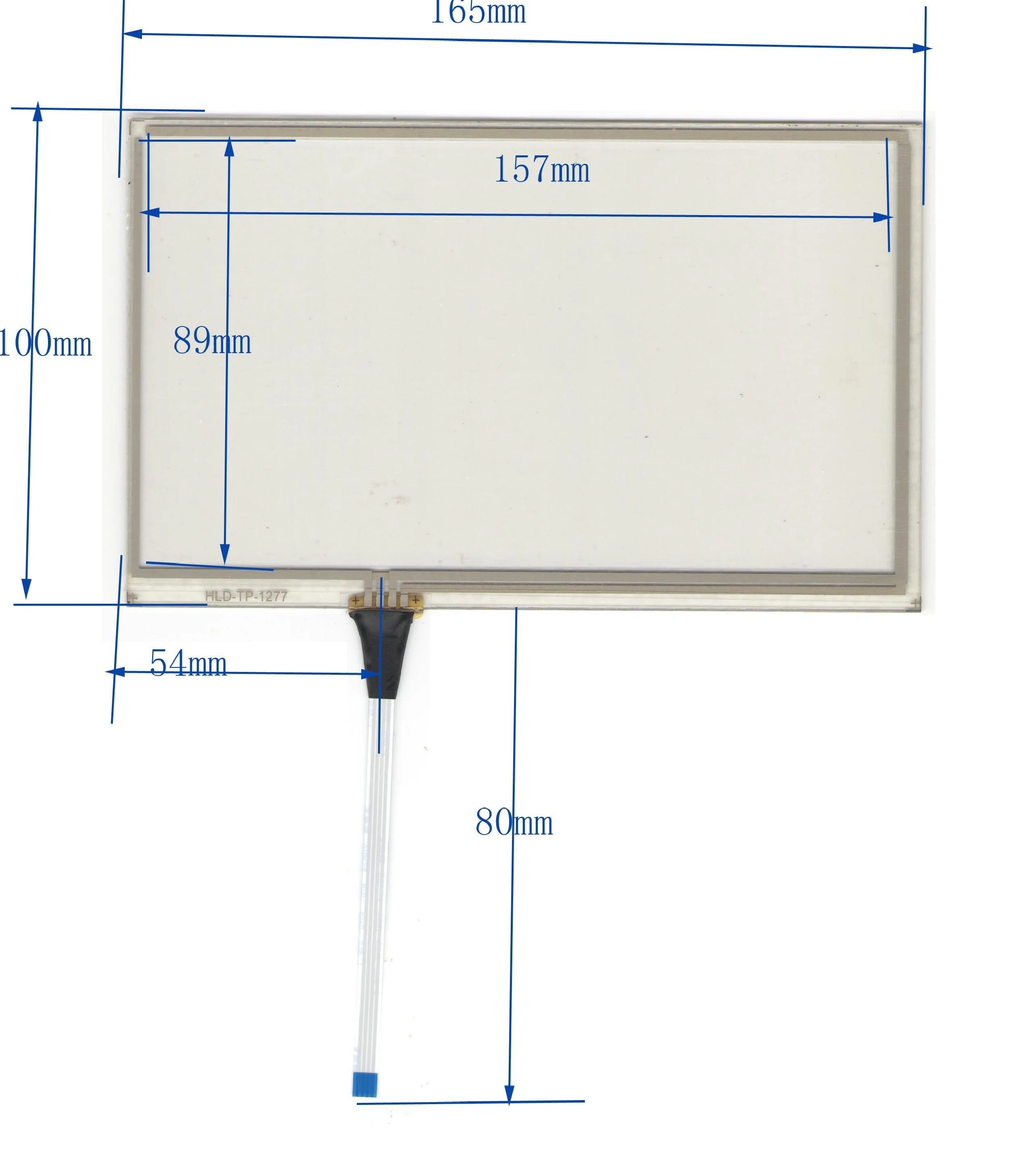 10PCS/LOT 165*100MM  4-wire resistive Touch Panel    compatible Navigator TOUCH SCREEN  GLASS  165*100