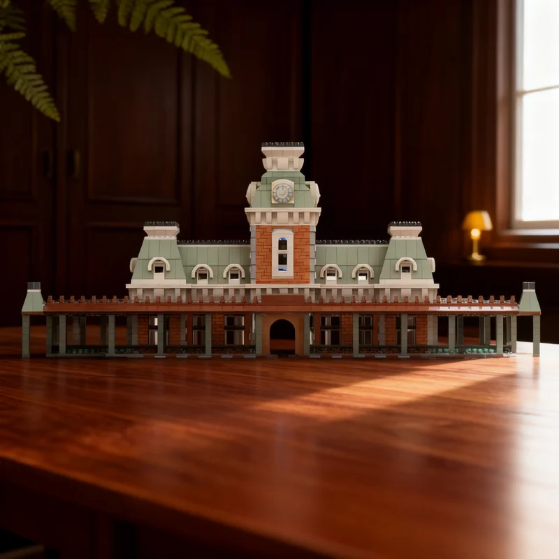 

7415pcs MOC Magic Kingdom Entrance Disneieny Model Building Blocks Construction Christmas Gifts Toy Creative DIY Idea Assemble