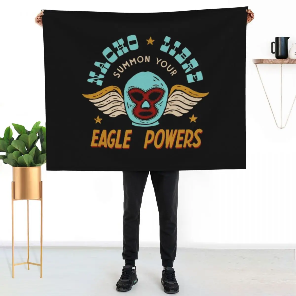 NACHO LIBRE Essential . Throw Blanket Weighted Decorative Beds For Decorative Sofa halloween Fashion Sofas Soft Beds Blankets