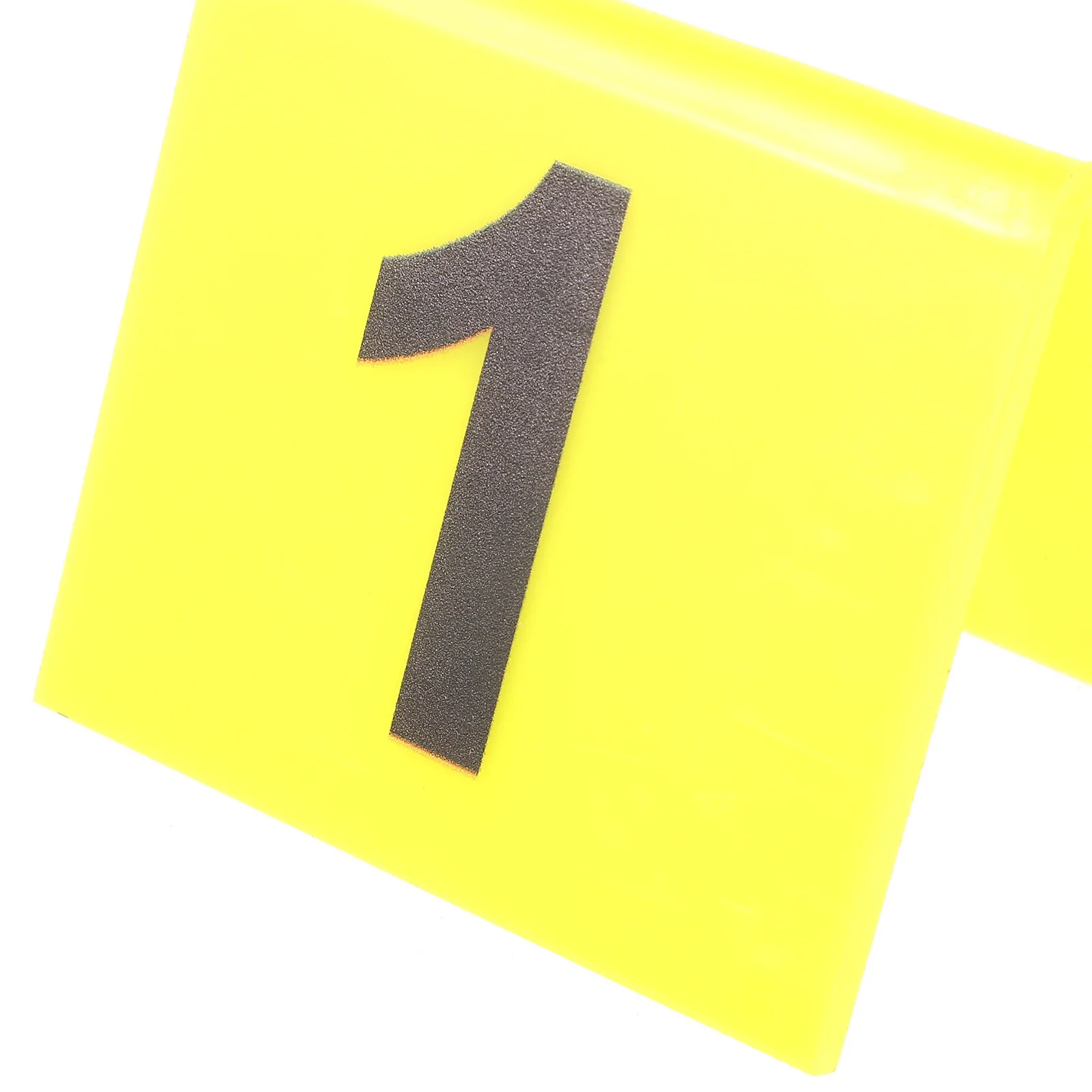 10개 증거 표시기 1-10 아크릴 테이블 텐트 범죄 현장 장식 할로윈 파티 소품 재사용 가능한 다기능 번호 표시판