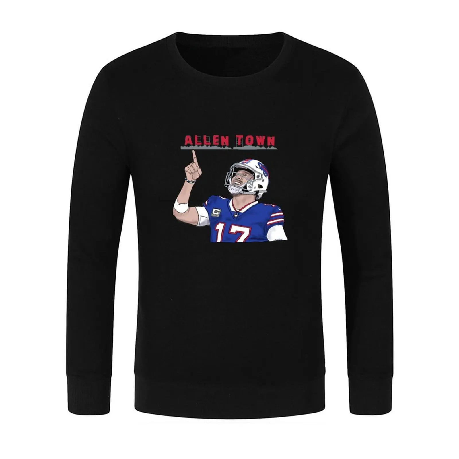 مرحبا بكم في Allen Town Pullover ملابس الرسوم المتحركة ملابس الرجال ملابس الشتاء ملابس مقنعين البلوز للرجال