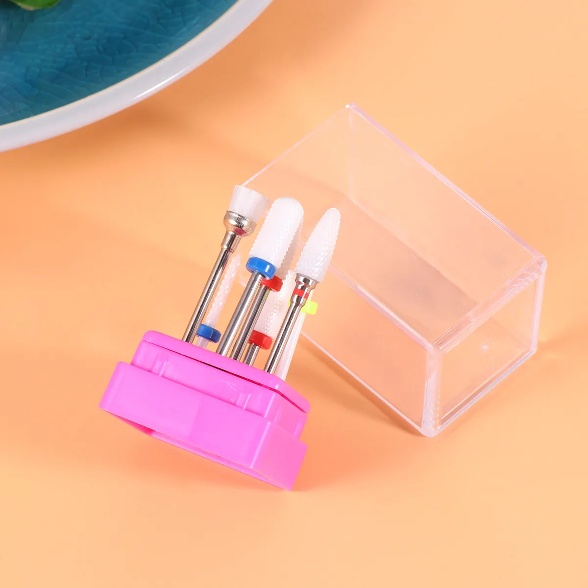 

7Pcs Drill Manicure Grinding Accessories Cuticle Cleaning Tool for Salon Nail Polishing Bits