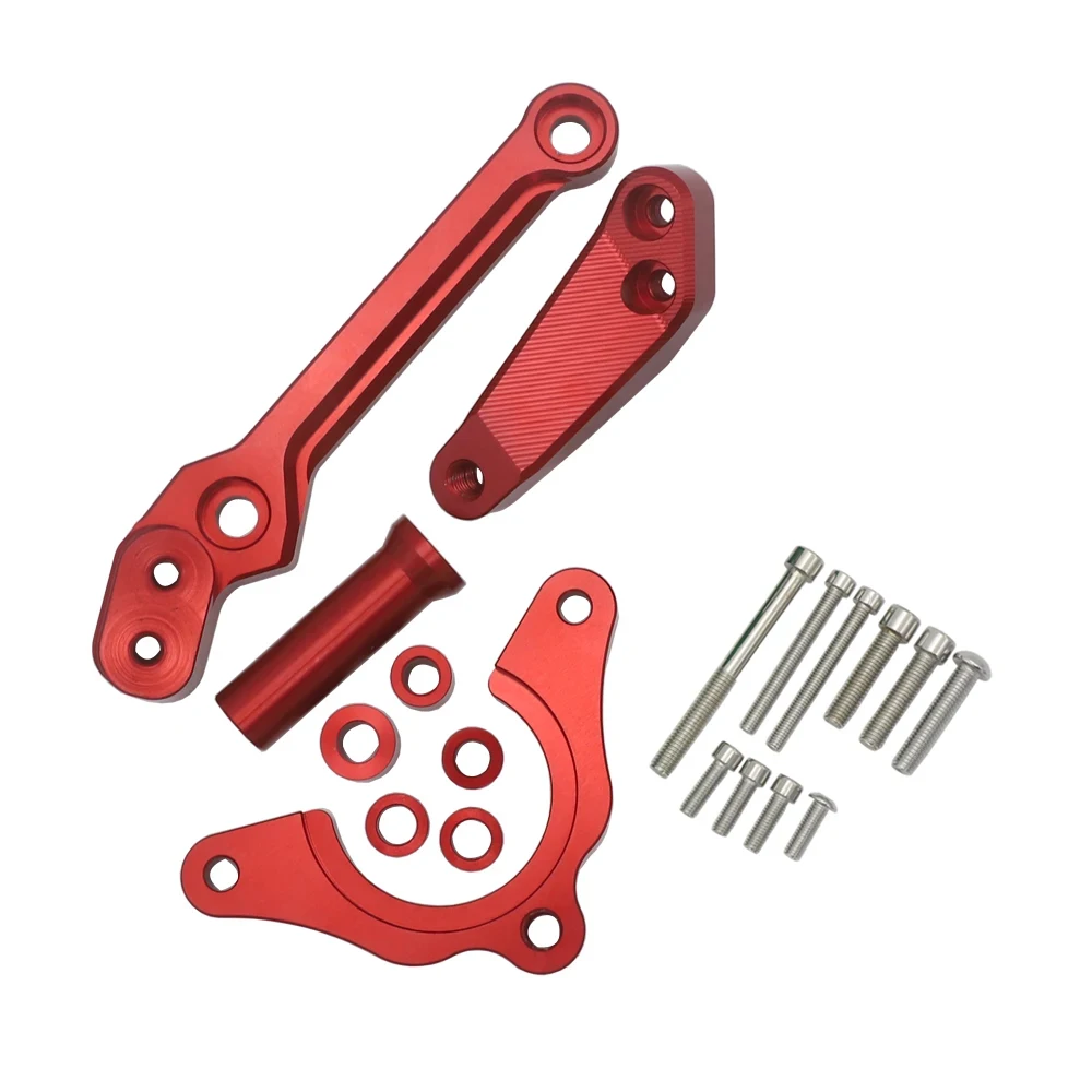 جديد لـ Kawasaki Z900 Z 900 2017 - 2022 ملحقات الدراجة النارية توجيه استقرار المثبط قوس جبل دراجة نارية المثبط التوجيه