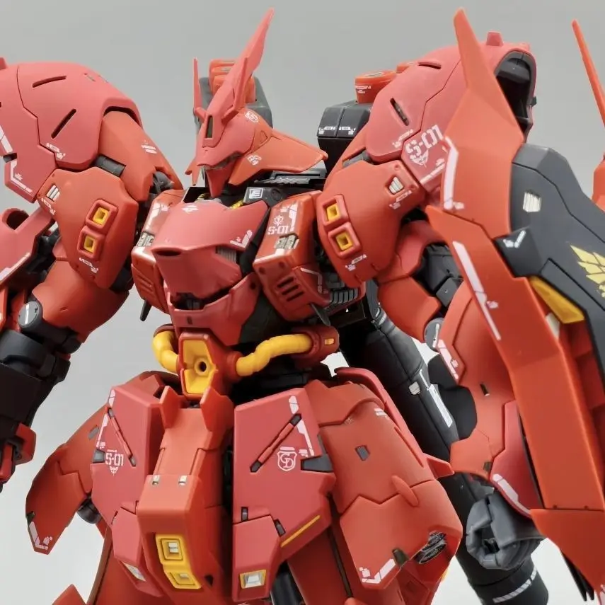 1/144 New Stap Mode Rg Sazabi Msn-04  Action Figurine Model Kit Action Figures Robot Figuine Plastic Model Kids Hobby Toys Gifts