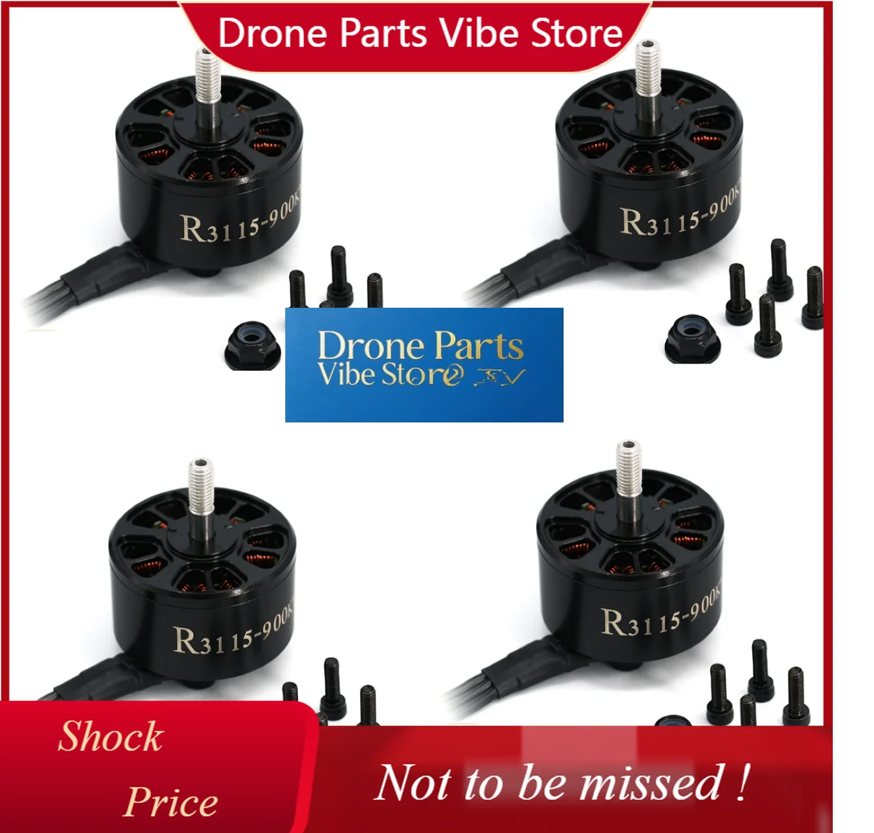 

DParts14pcs/lot R3115 X3115 3115 900KV 1050KV 1200KV 6S Brushless Motor For FPV Freestyle 9inch 10inch Long Range Cinelifter RC