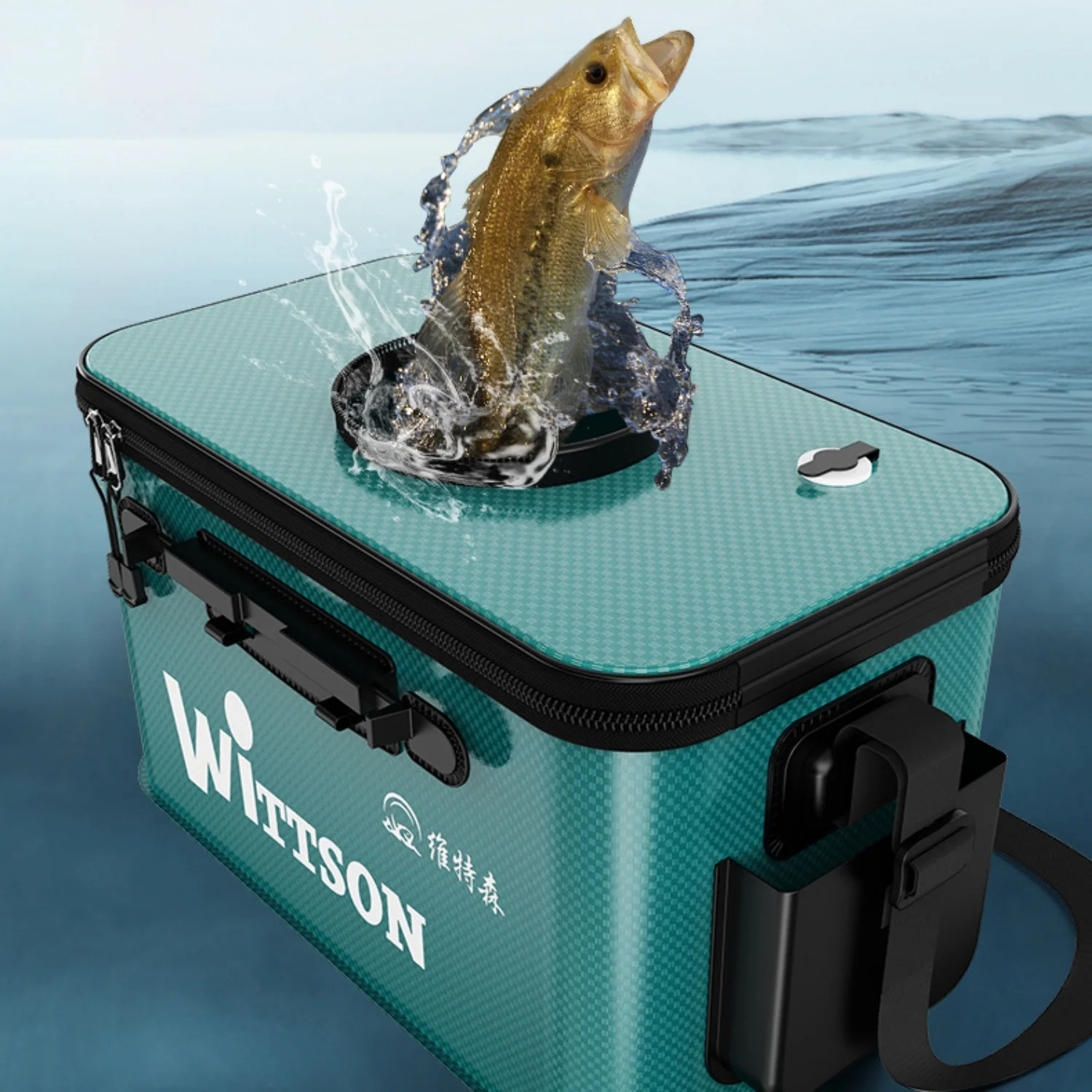 

Водонепроницаемый портативный рыболовный ящик из ЭВА (35/40/45/50 см) для живой рыбы, дышащий контейнер для рыбалки на открытом воздухе, ящик для рыболовных снастей