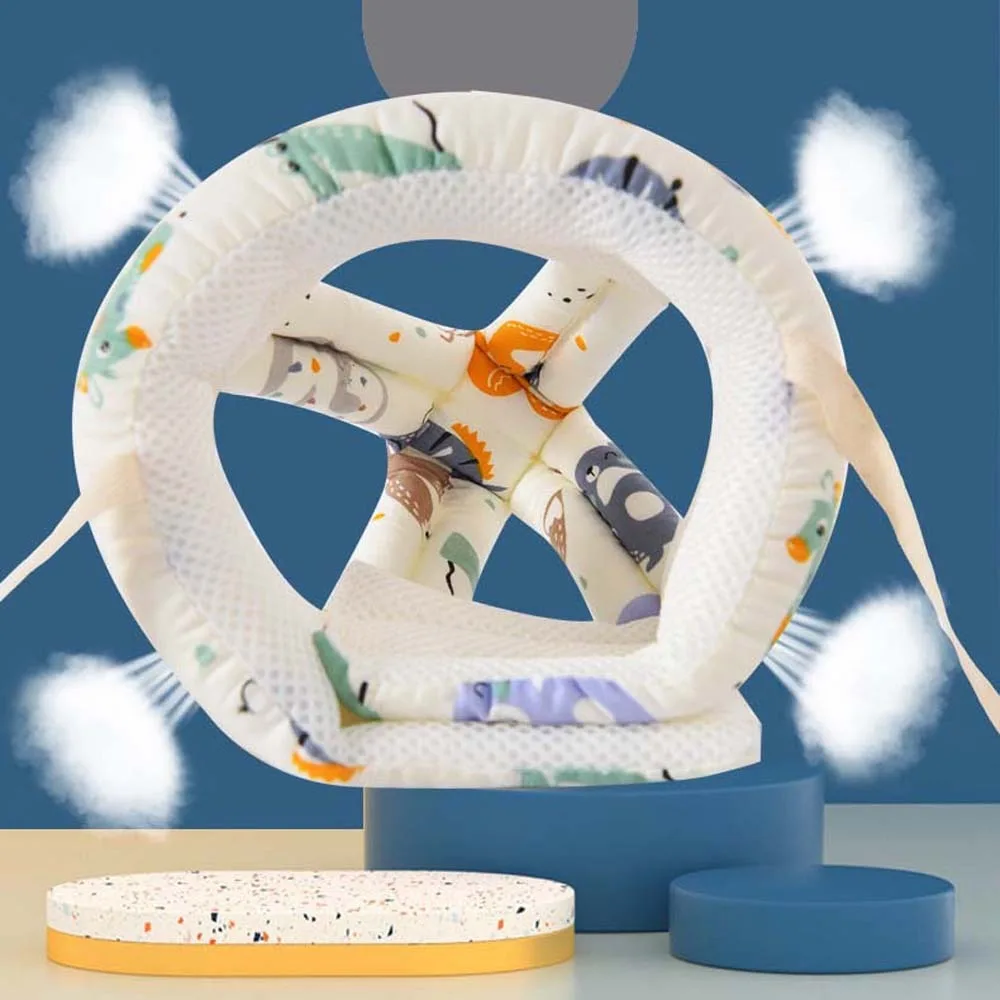 

Adjustable Protective Headgear Baby Safety Helmet Cotton Soft Infant Walk Crash Cap Lightweight Breathable Baby Head Protection