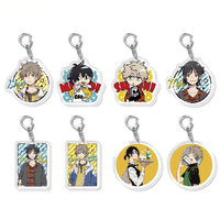 Seaside Umibe No Etranger BL Anime Movie Anime Keychain Hashimoto Shun Chibana Mio Couple Cosplay Cartoon Keychains Jewelry Gift