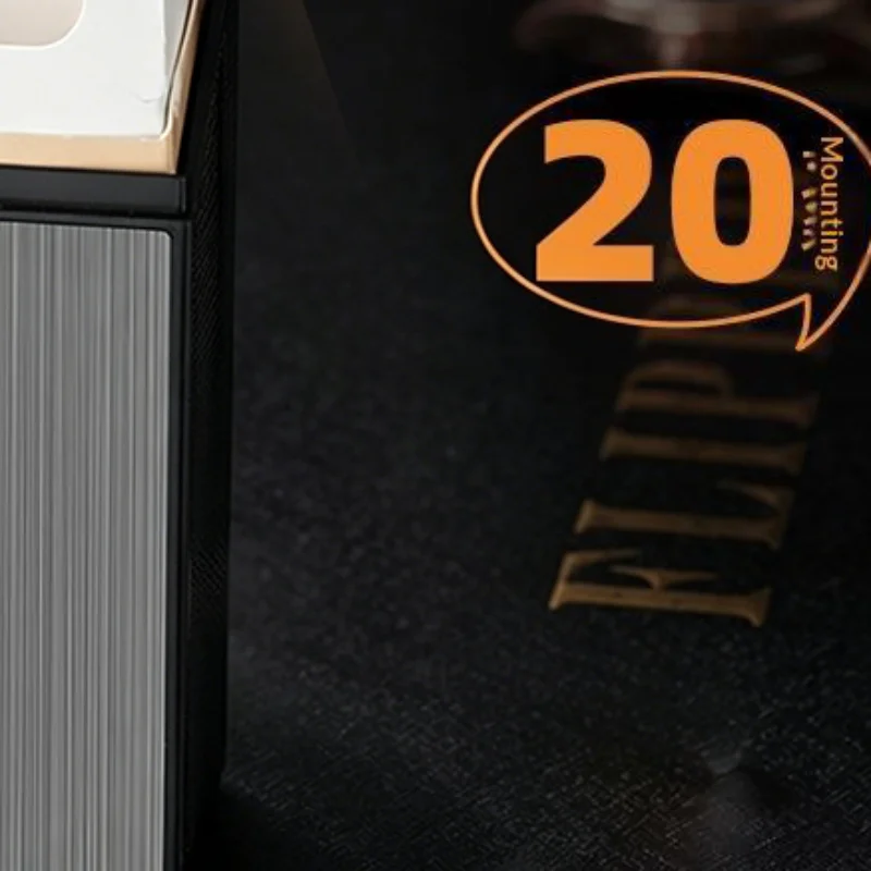 Metal Cigarette Case 20 Cigarette Capacity Crush Proof For Daily Commute Outdoor Use