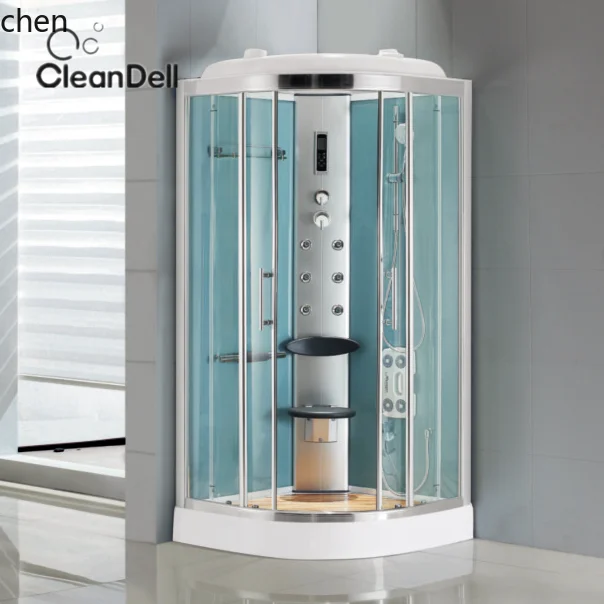 

LXC shower room, integrated bathroom, bathroom, bath room, steam sauna room, bath, curved shower room