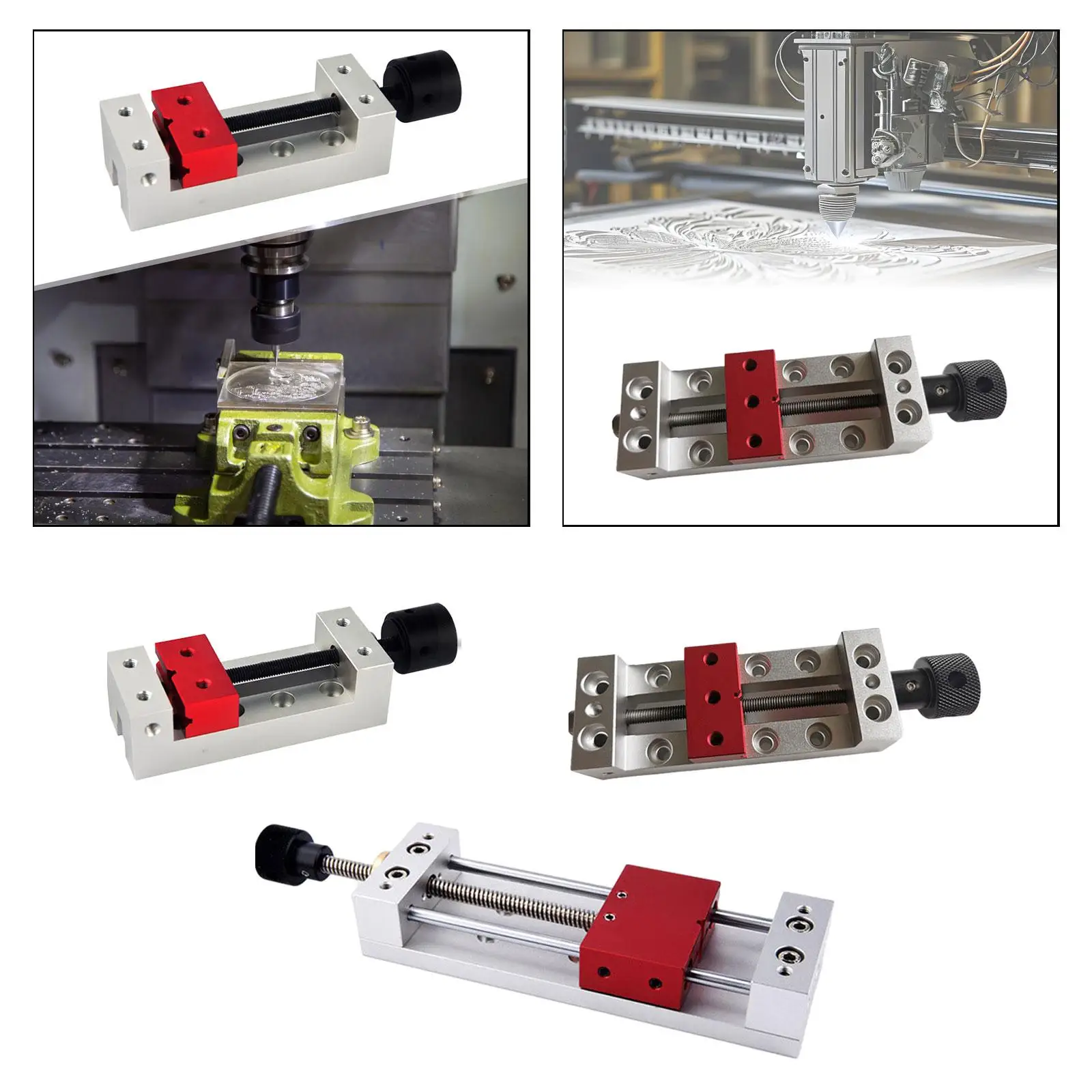 Bench Table Vise, Small Clamp-on Vise for Engraving Machine, Light Carving, Crafts, Heavy Duty, , Mini Drill Press