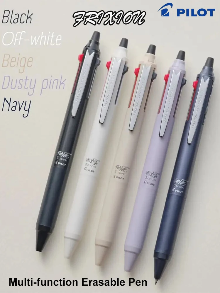 Pilot 3 Color Magic Erasable Pen Low Resistance Write Smart Thermochromic Ink Gel Pens Reusable Eco Friendly Japanese Stationery