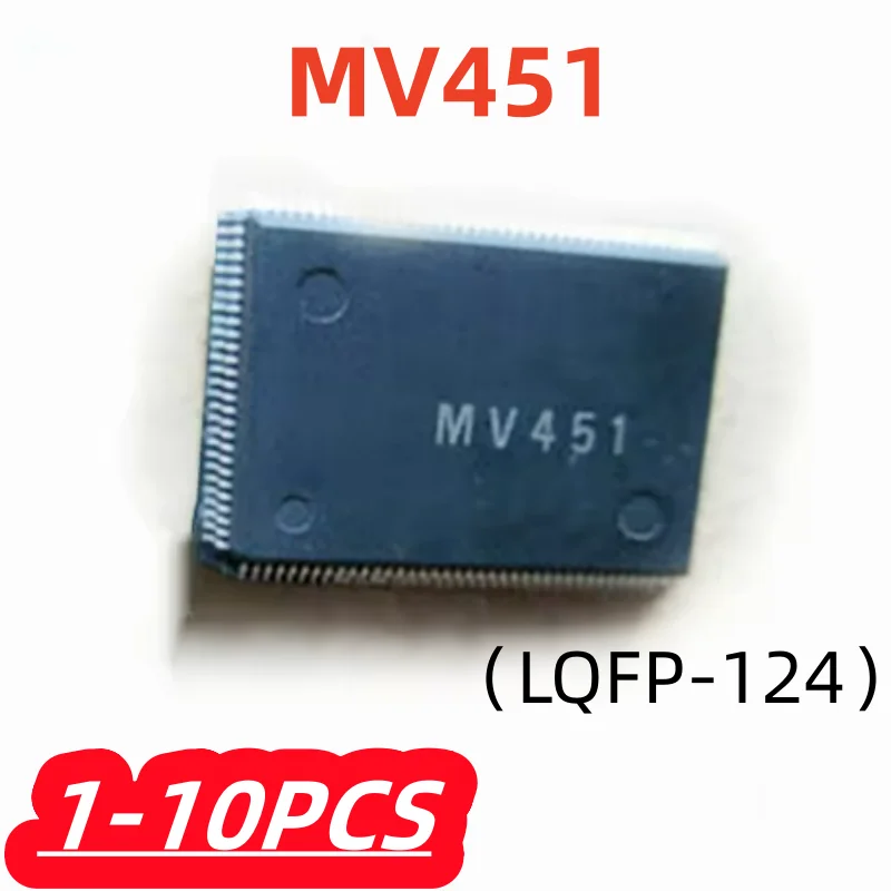 

1-10 шт./лот, 100% новый чип MV451 LQFP-124 ESPB DG MV451 Denso, автомобильная компьютерная плата, датчик кислорода IC