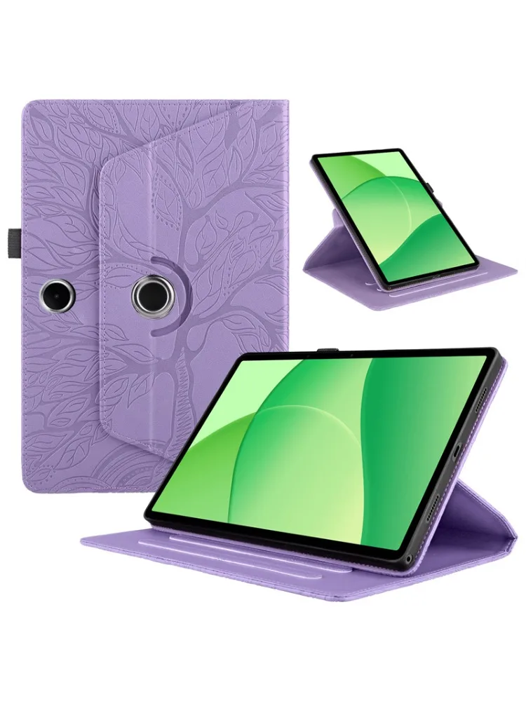 Funda pour OPPO Pad SE étui OPD2417 en relief 360 rotatif en cuir PU support tablette Coque pour Oneplus Pad Lite 11 pouces housse