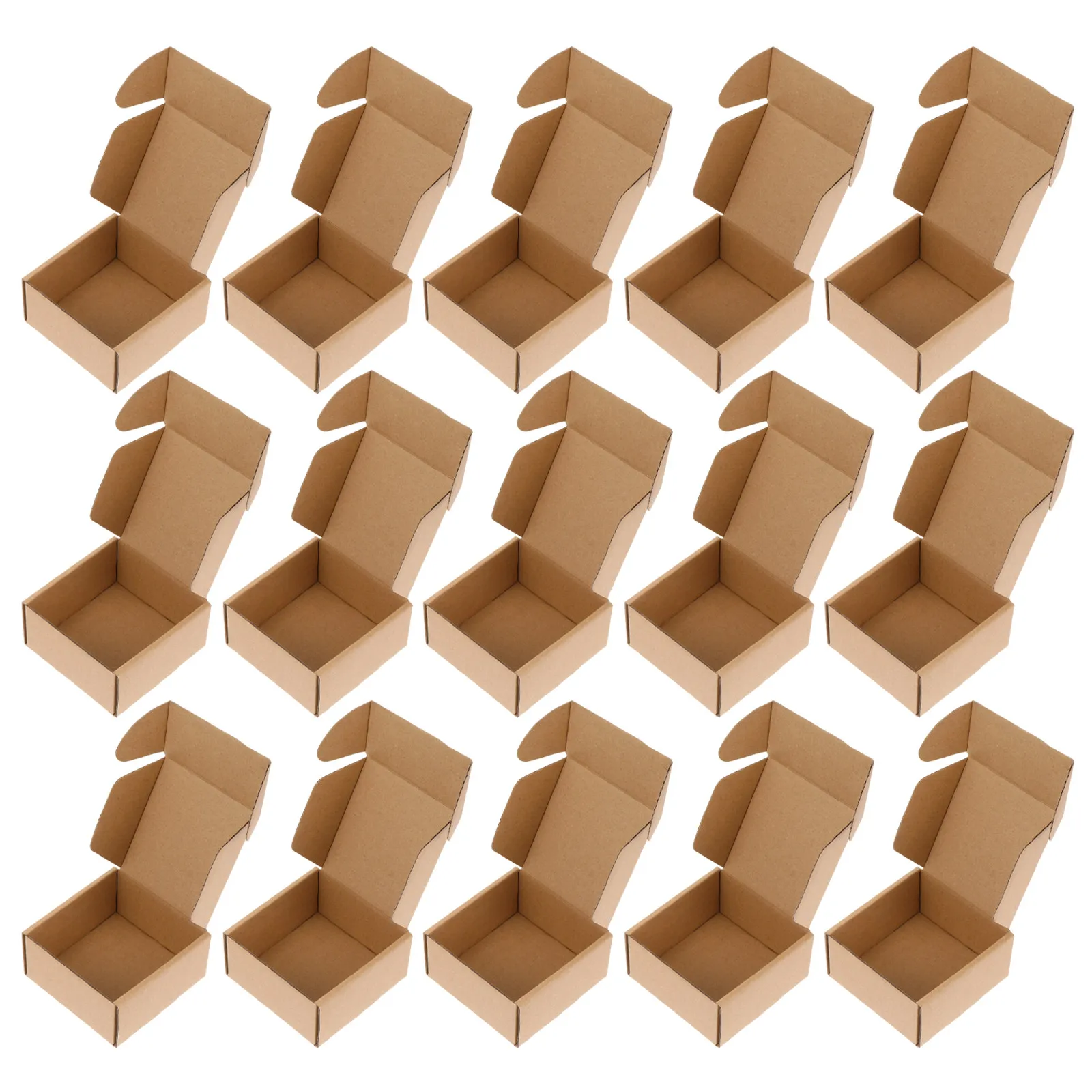 25 Pcs Black Cardboard Box Corrugated Packaging Case for Jewelry Shipping Storage Box Ideal for Small Business and Mailing Needs