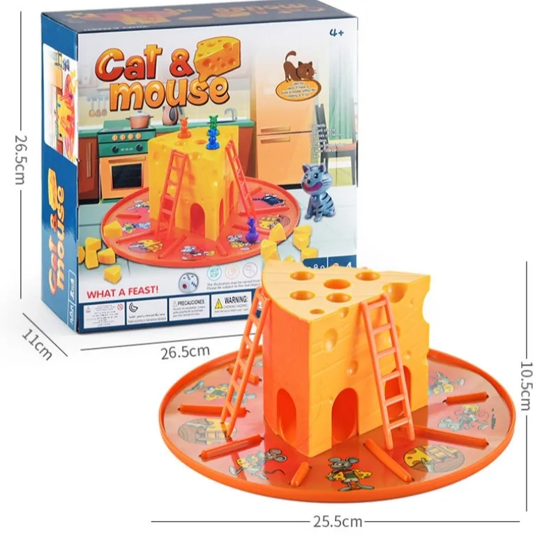 

Cat and mouse Interactive Model, Cheese Battle Decorations, Interactive Party & Festival Gifts