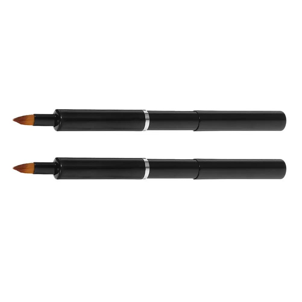 2Pcs Reusable Lip Brush Set for Lipstick, Lip Gloss, Concealer & Cream Blending – Travel Size Makeup Tools