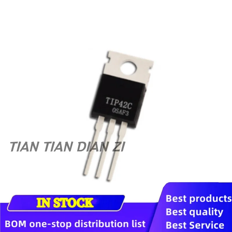 10pcs/lot TIP42C TIP42 TO-220 ic chips in stock