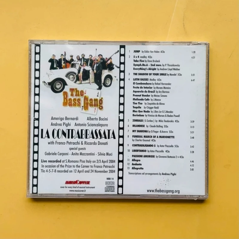 Classical Music The Bass Gang - La Contrabbassata CD Music Record  Walkman Car Soundtracks Box Party Music Collection