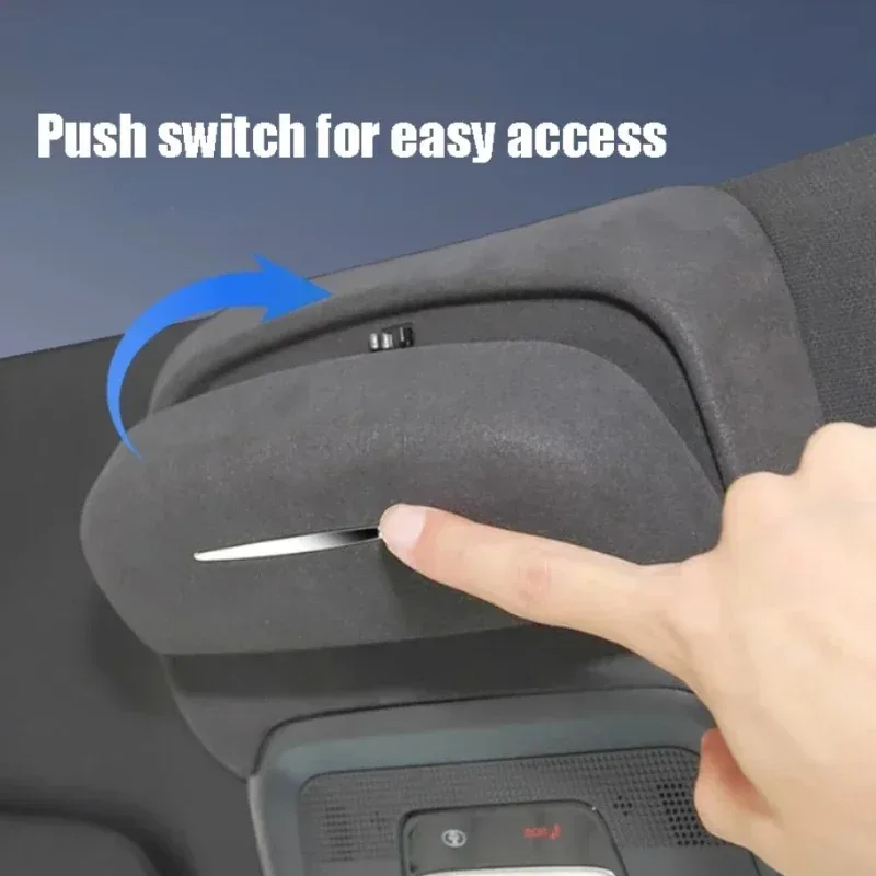 

Easily Installable Car Glasses Holder for BYD Seal atto 3 Yuan PLUS Song L 2024 -high volume Sunglasses Case Car Glasses Holder