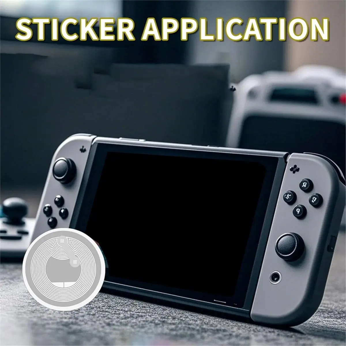 【New User-Coupon!】50 PCS NTAG213 Tags Stickers Round, Rewritable, 137 Bytes Memory for Most -Enabled Devices