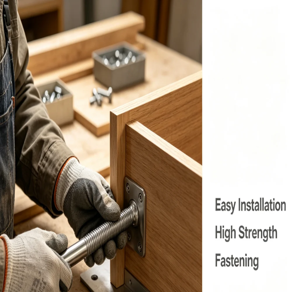 304 Stainless Steel Cylindrical Welding T-Shaped Screw M4M5M6M8M10 Hammer Head Screw Bolts for Chute Rail Miter Track