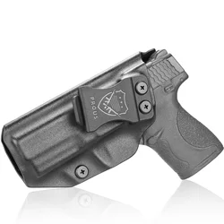 IWB Holsters Fit S&W M&P 9mm Shield EZ/ S&W M&P 380 Shield EZ/S&W Equliazer Outdoor Kydex and Nylon Tactical  Men's Holster Bag