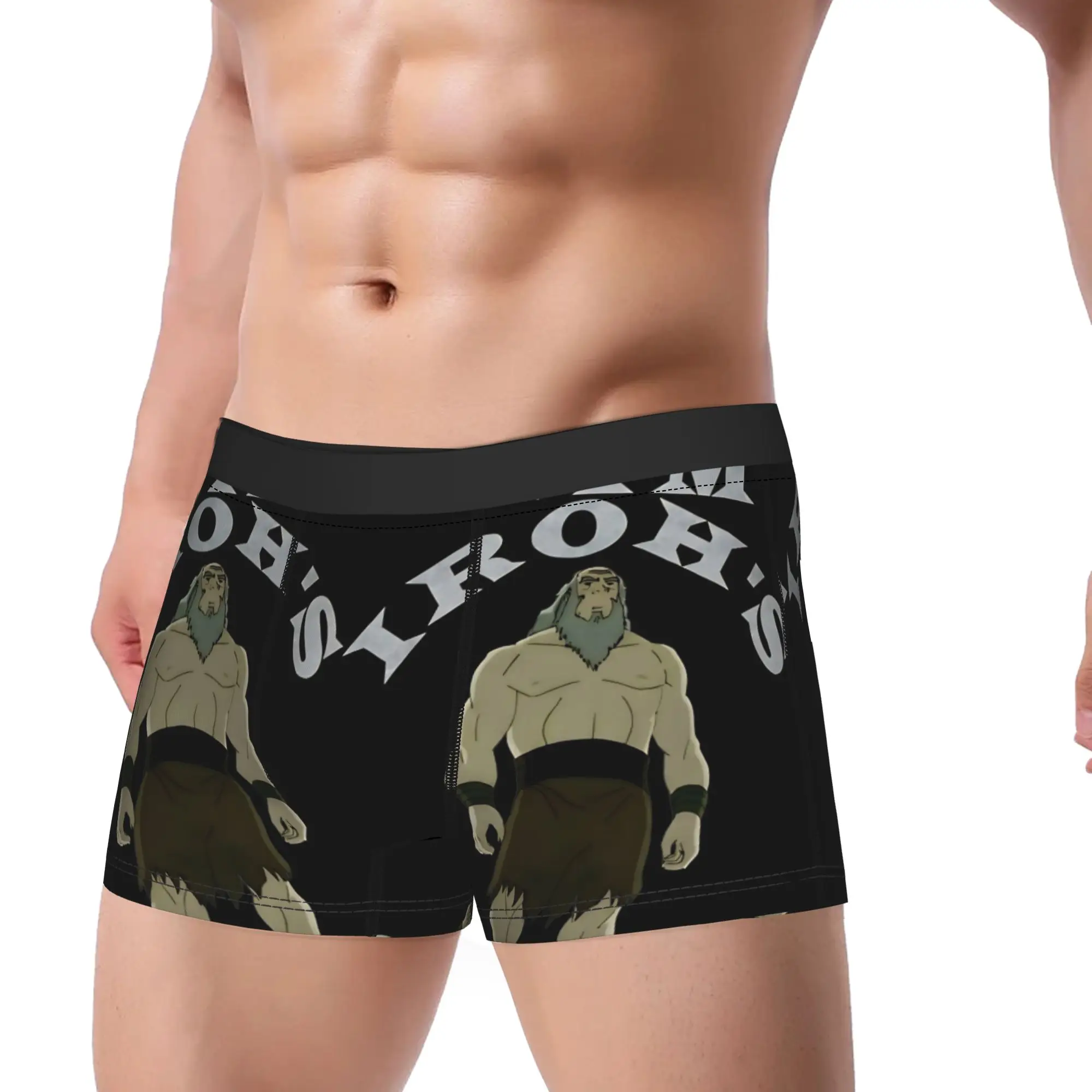 Iroh Gym Vintage Workout Avatars The Last Airbender Uncle Iroh Muscle Underwear Panties Design Boxer Brief For Man Boxer Shorts