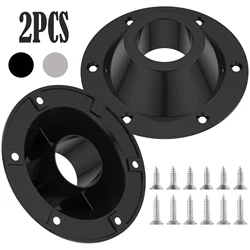 2Pcs RV Table Base Aluminium Alloy Anti-rust Yacht Table Pedestal Table Base Flange Standard Table Floor Mounting Bracket Bases