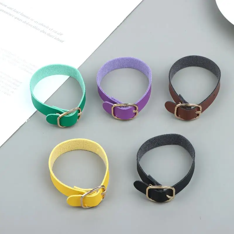 Multicolor PU Luggage Tag Straps Alloy Buckles Waterproof Luggage Tag Strap Ultra Light Wear-resistant For Travel Business Trip