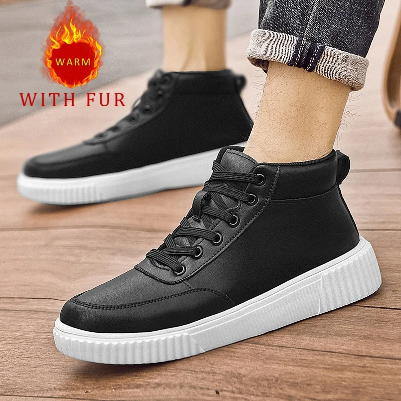 

Men's casual board shoes Comfortable autumn and winter high-quality Sports styles 38-46 Outdoor classic Black white shoes