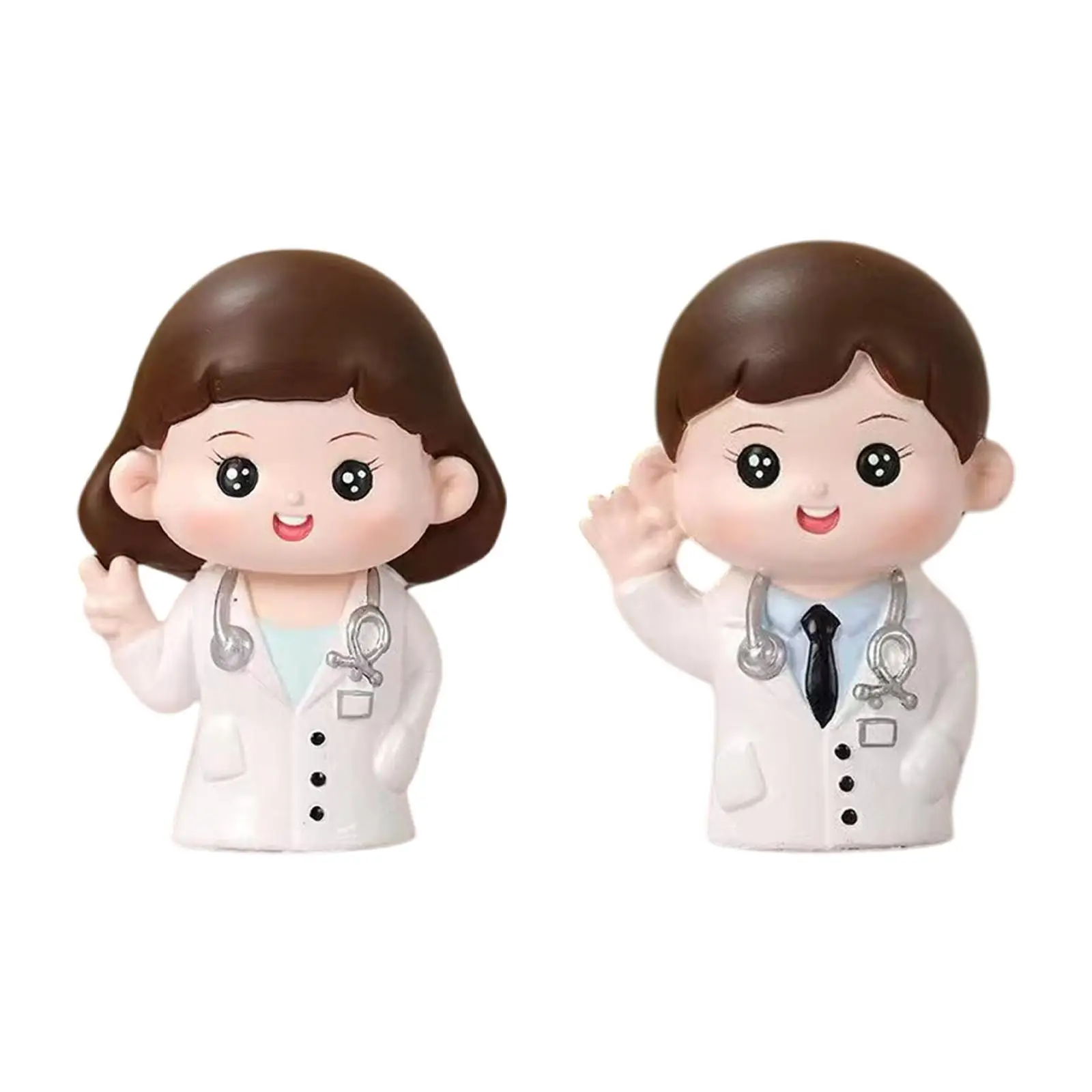 Doctor Statue Keepsake Home Decor Cake Topper for Bedroom Anniversary Table