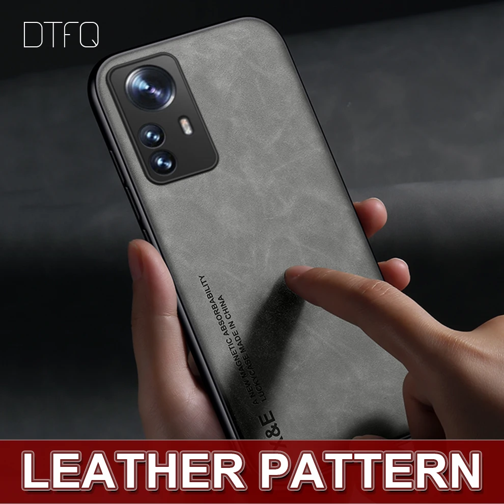 For Xiaomi 12 Case Magnetic Back Cover for Xiaomi 12S 12X Shockproof Case for Xiaomi 12S Pro Leather Case for Xiaomi 12 Pro